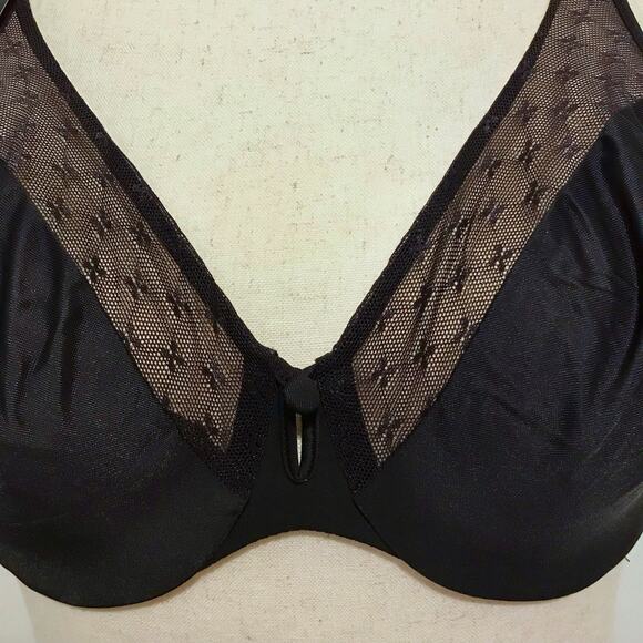Bali NWT Smoothing Black Bra Women 40C - Picture 4 of 11